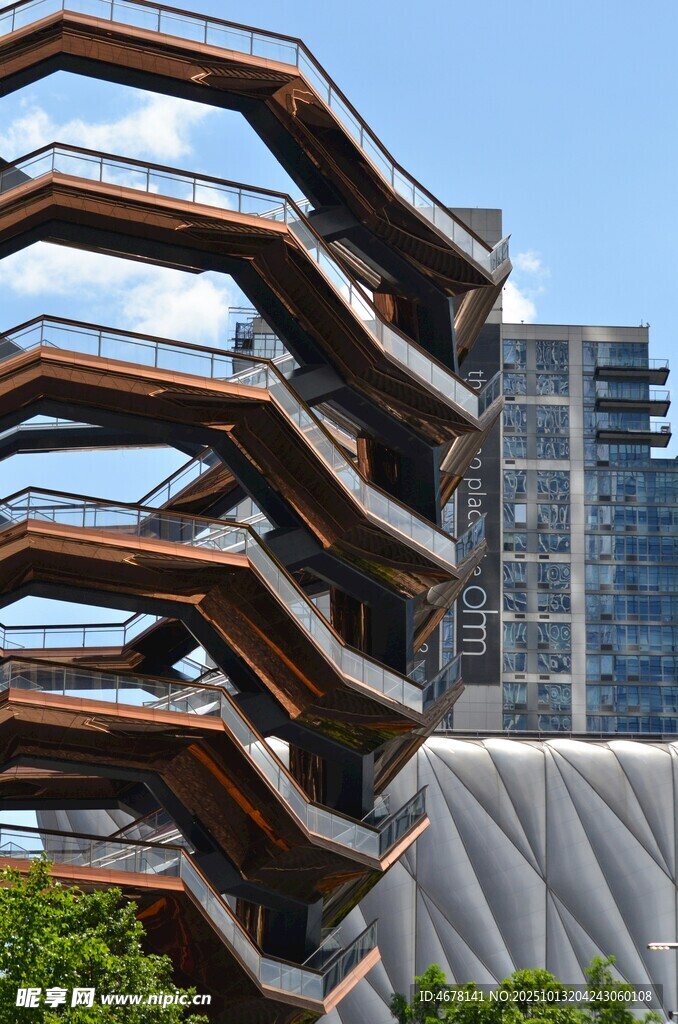 纽约哈德逊城市广场景观