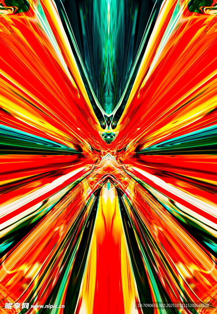 绚丽多彩抽象几何图案