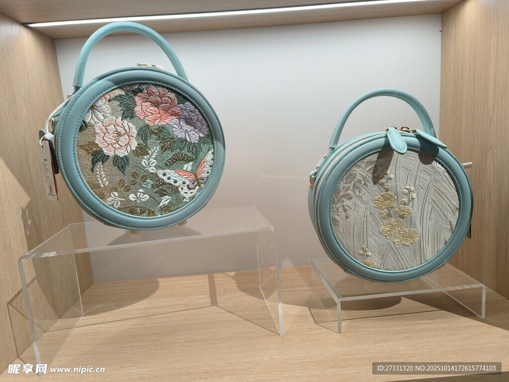 精致刺绣手提篮