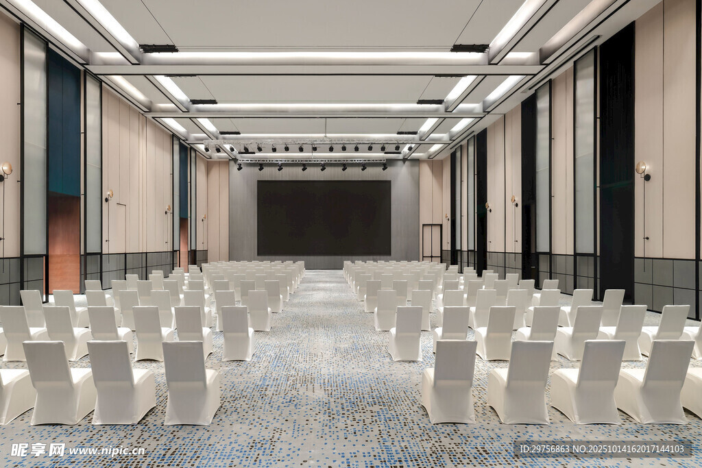 宽敞明亮的大型会议场地