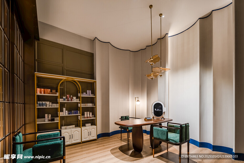 现代简约风格书房一角