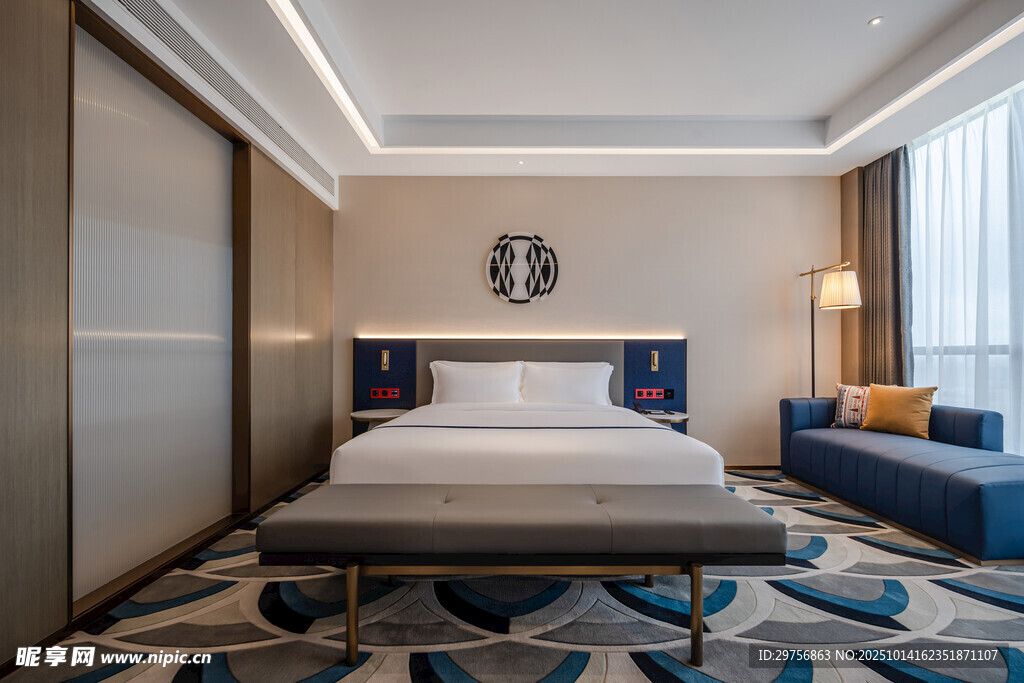 现代简约风格豪华卧室