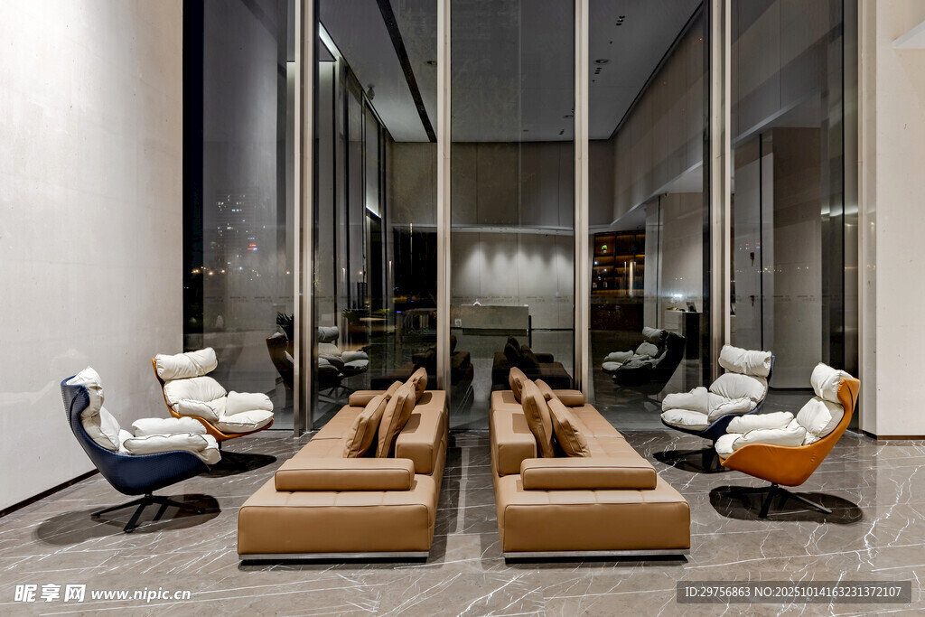 现代风格豪华客厅空间