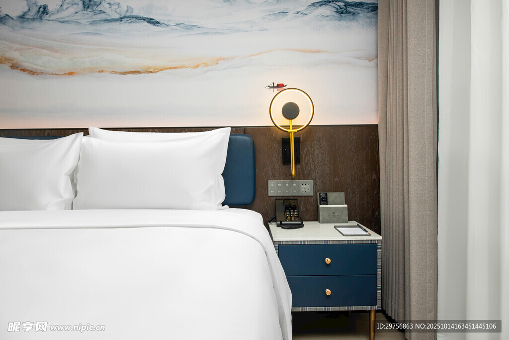 现代简约风温馨卧室一角