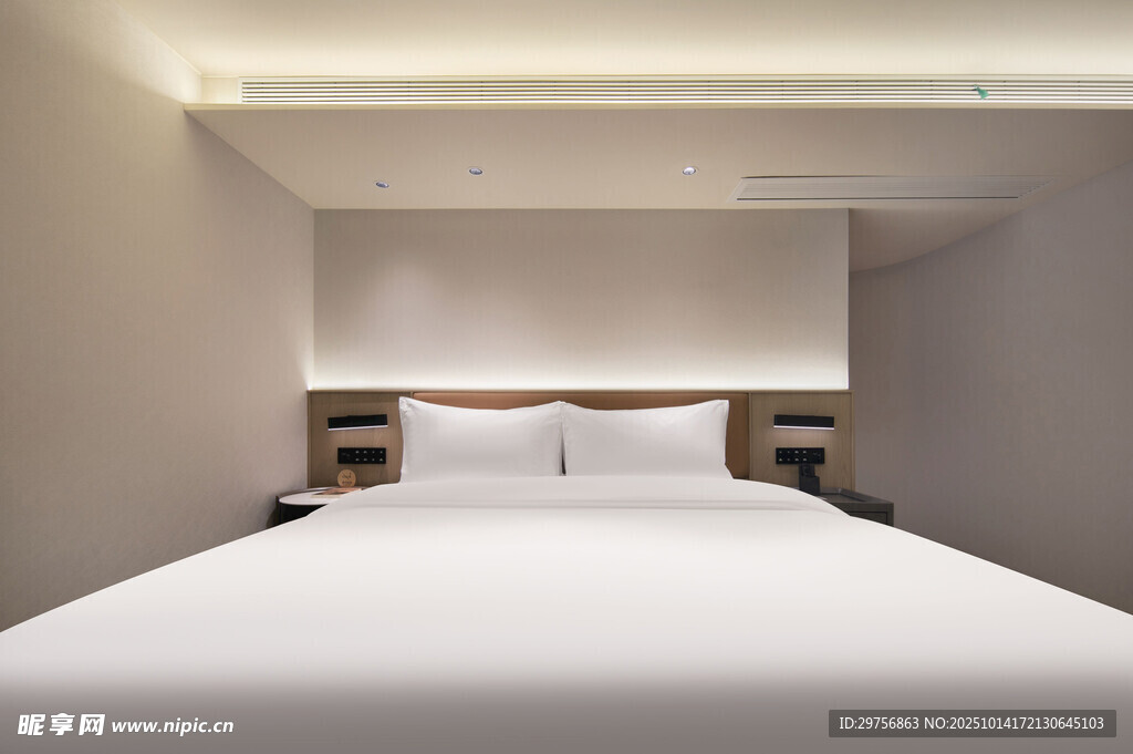 简约现代风格的舒适卧室