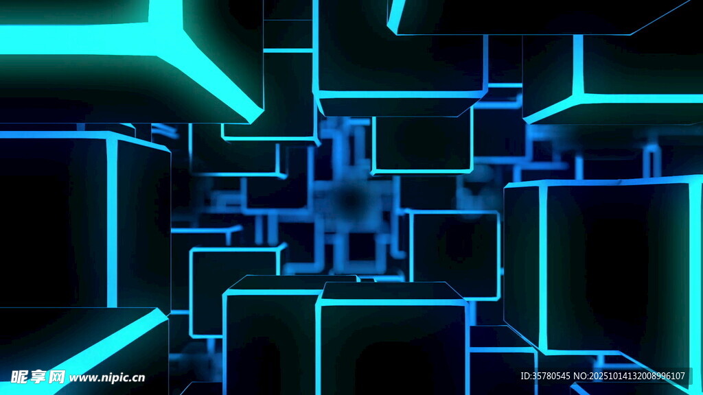 炫酷舞台LED背景素材