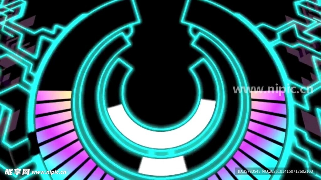 炫酷舞台LED背景素材