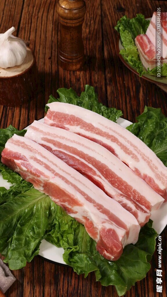 新鲜五花肉