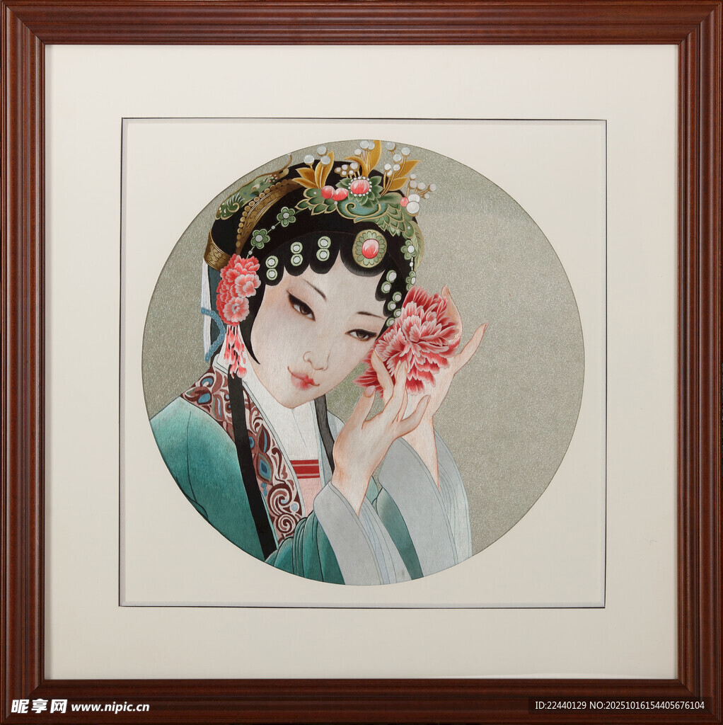 古典戏曲美人图