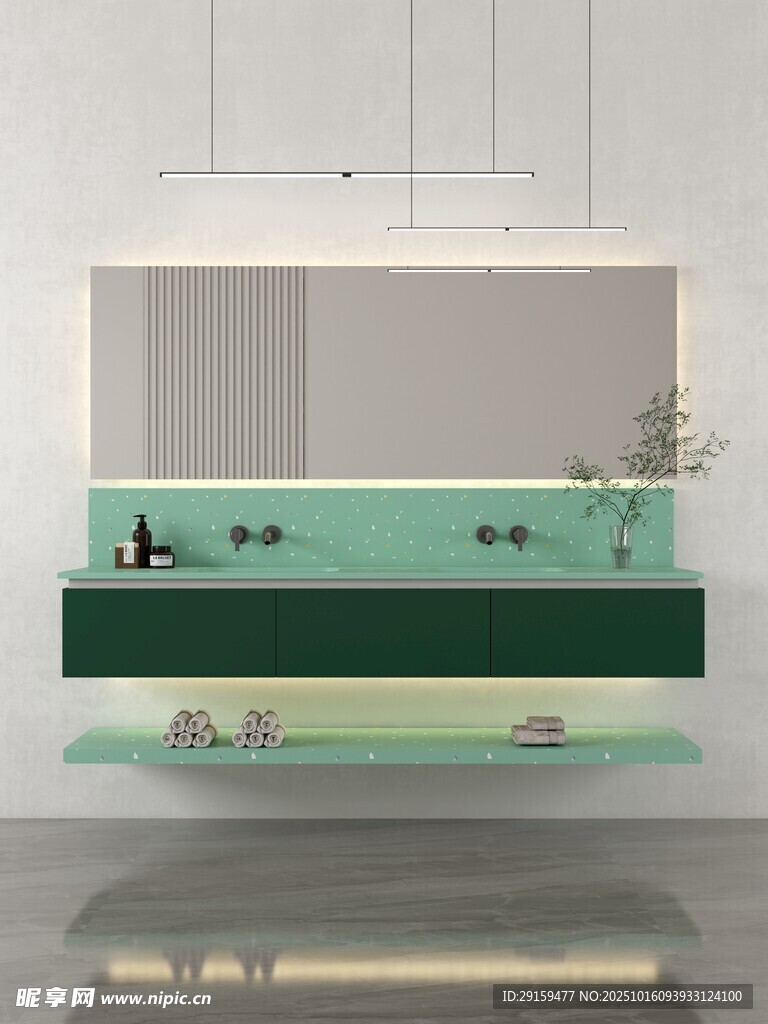 现代简约风格洗手台设计