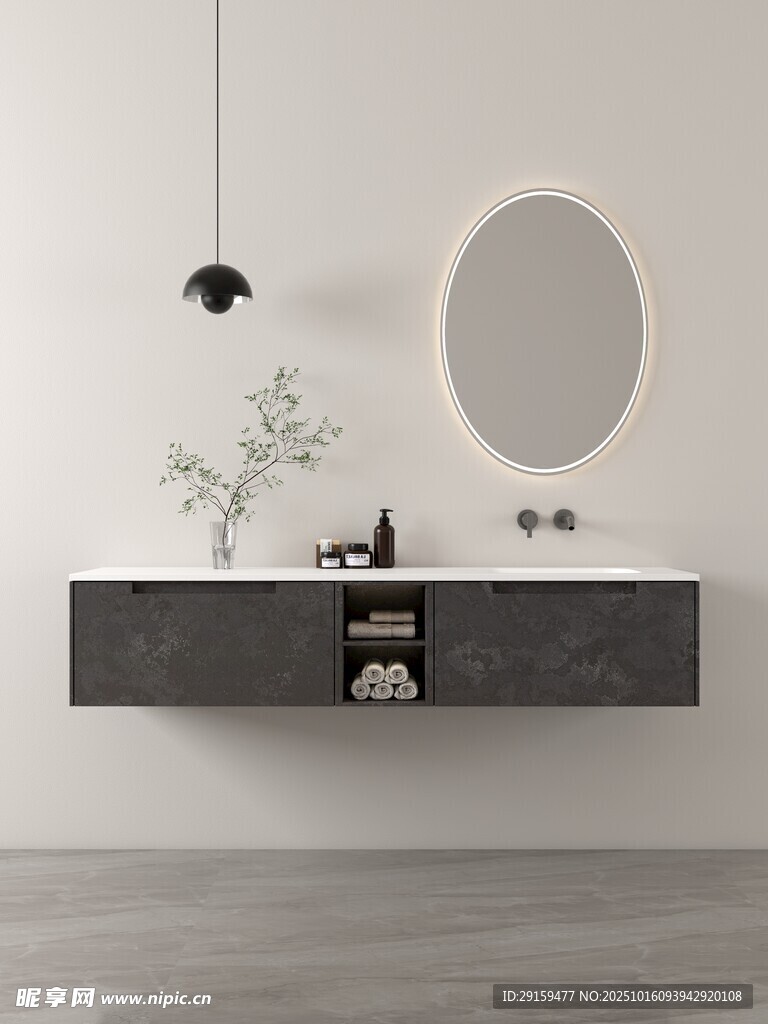 简约现代风格洗手台设计