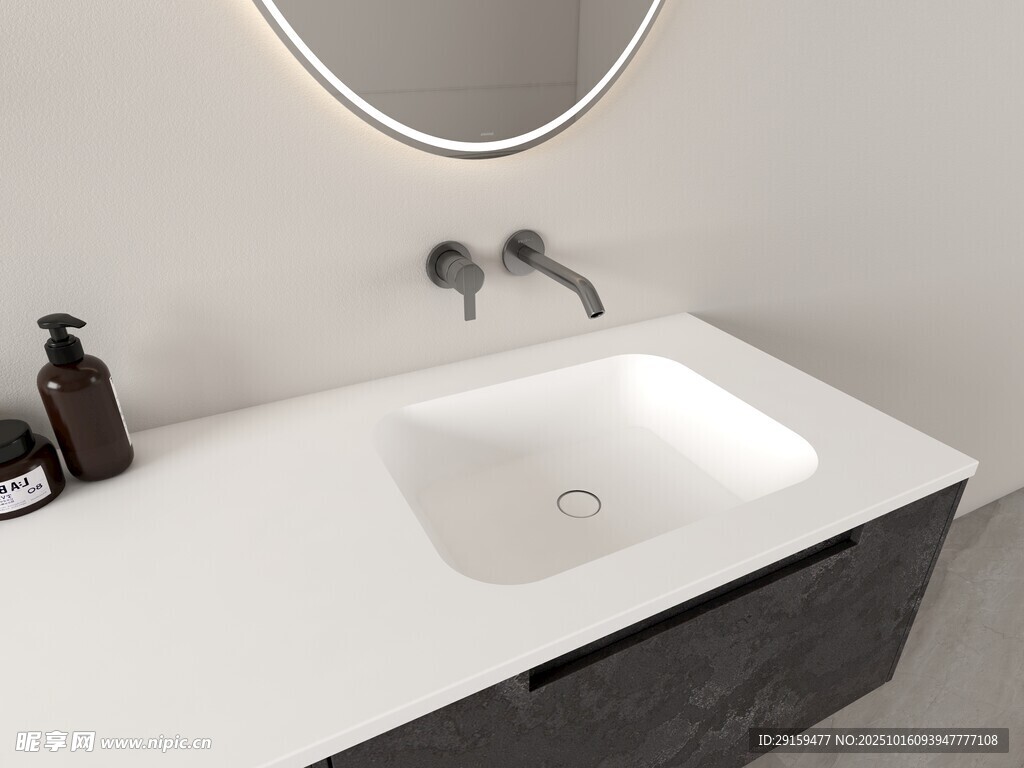 现代简约风格洗手台设计