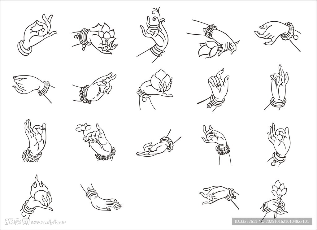 手绘动物简笔画集合