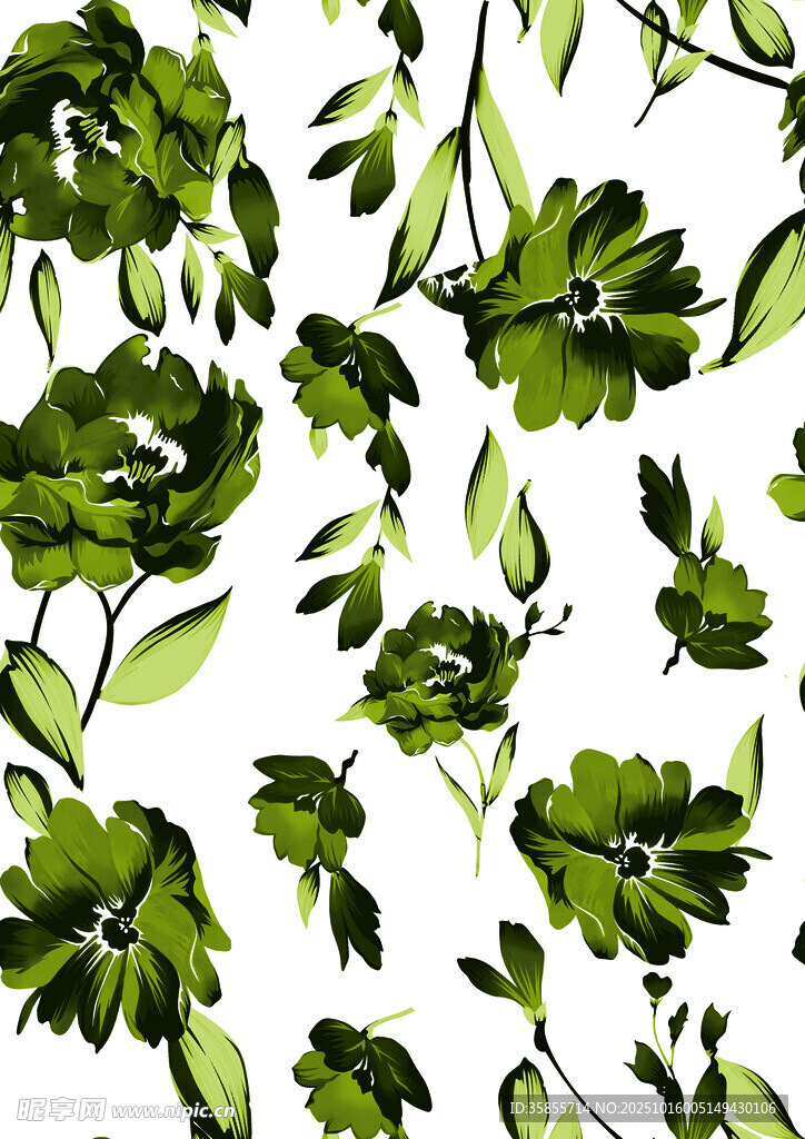 手绘花  小碎花 