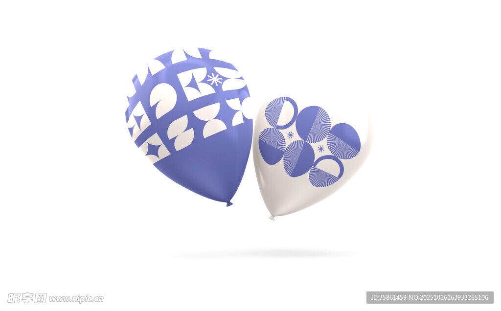 气球效果图样机