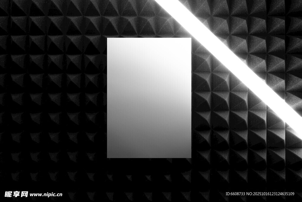 几何背景下的矩形光影