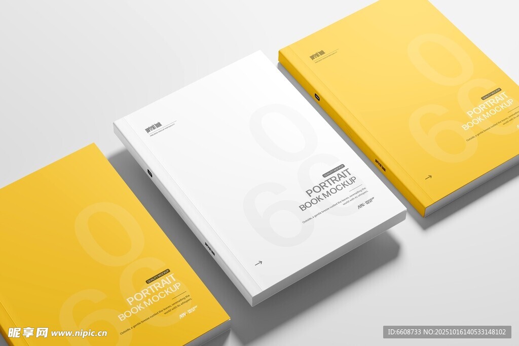 空白竖向卡片样机