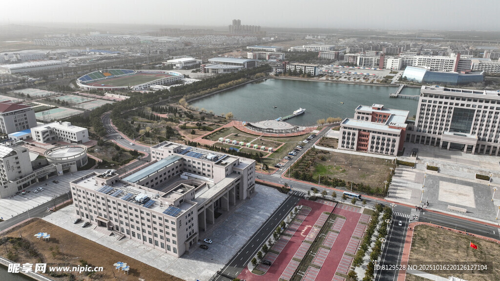 城市建筑景观俯瞰图