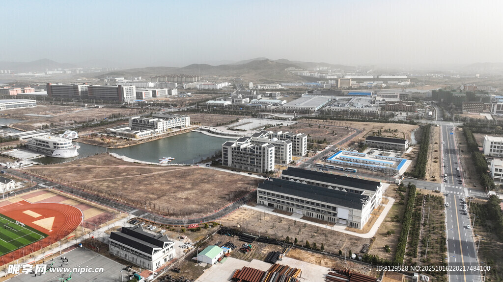 城市建筑景观俯瞰图