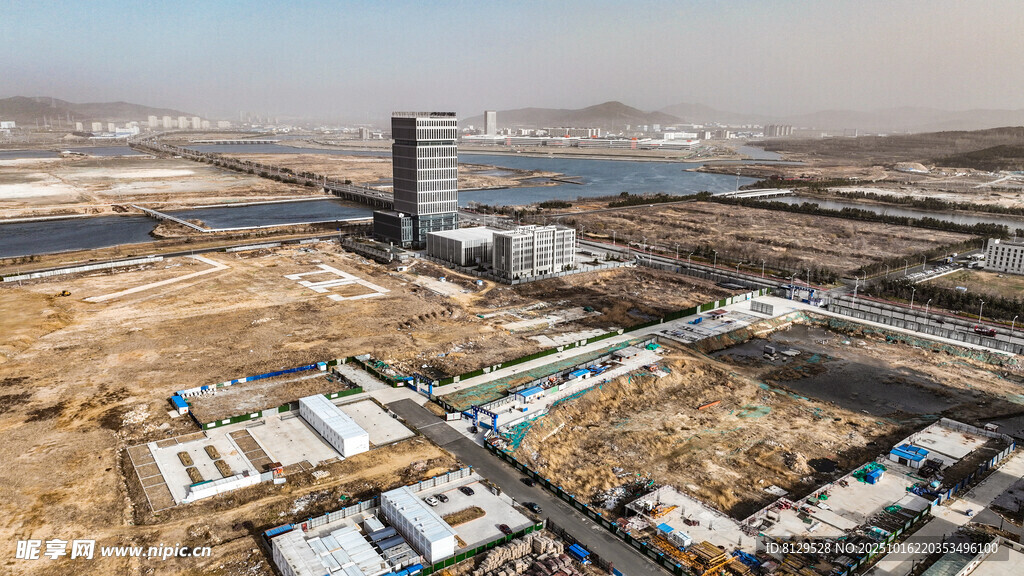 工业厂区鸟瞰图