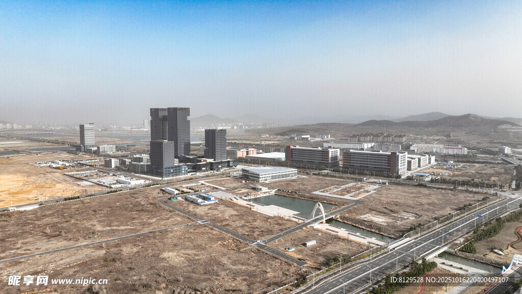 城市远景俯瞰图