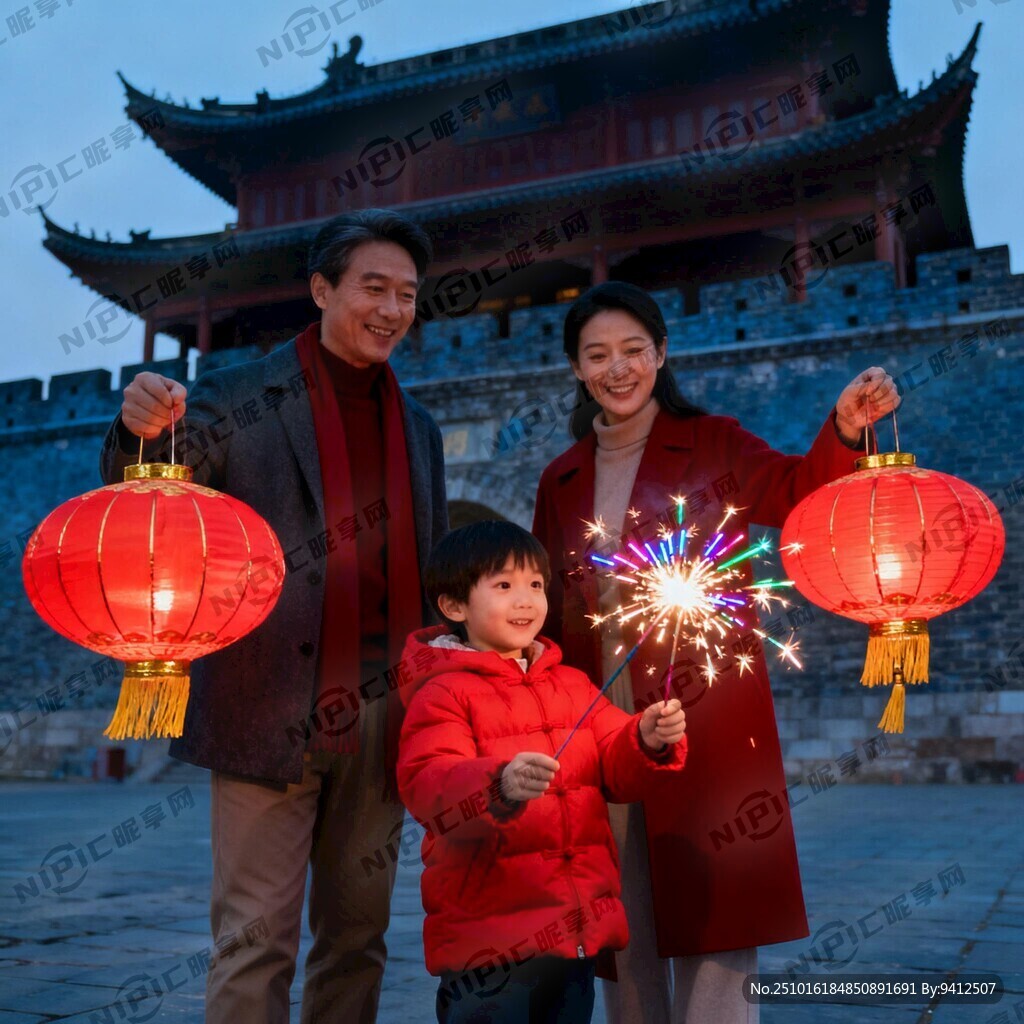 福至新春 在荆州古城宾阳楼