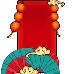 中国风素材扇子