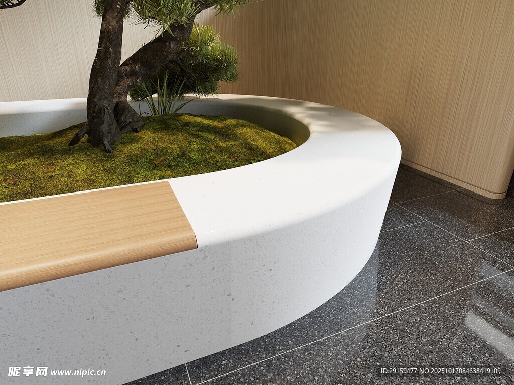 室内精致盆景景观