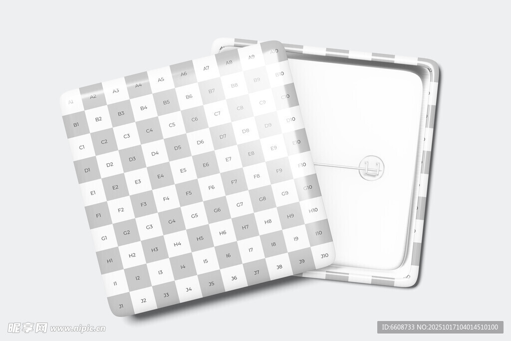 透明方形图案边框素材