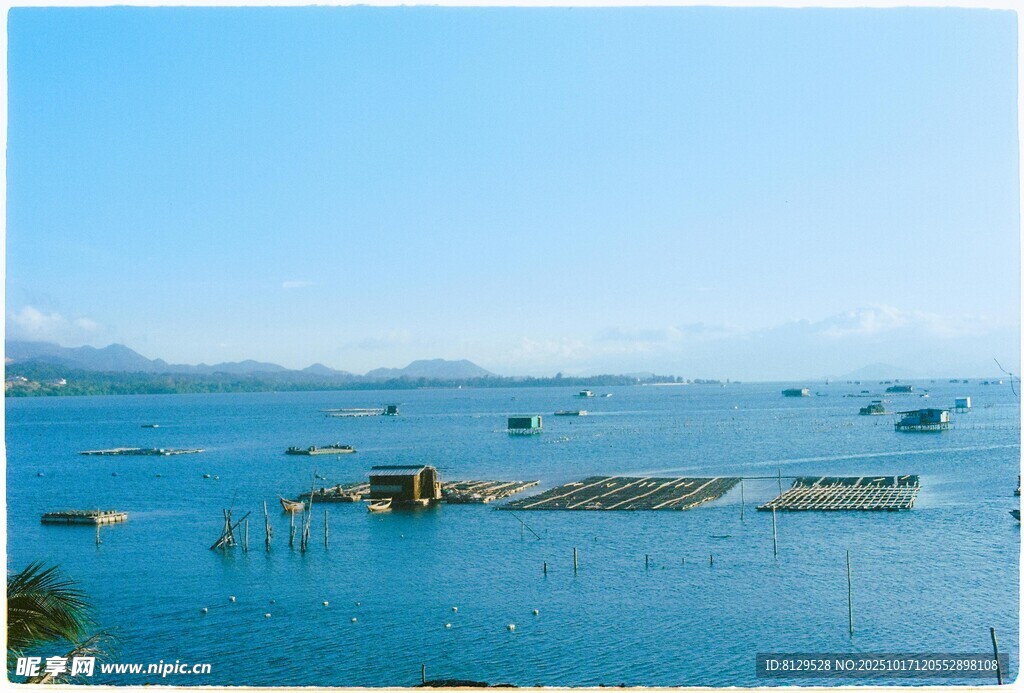 海上养殖景观