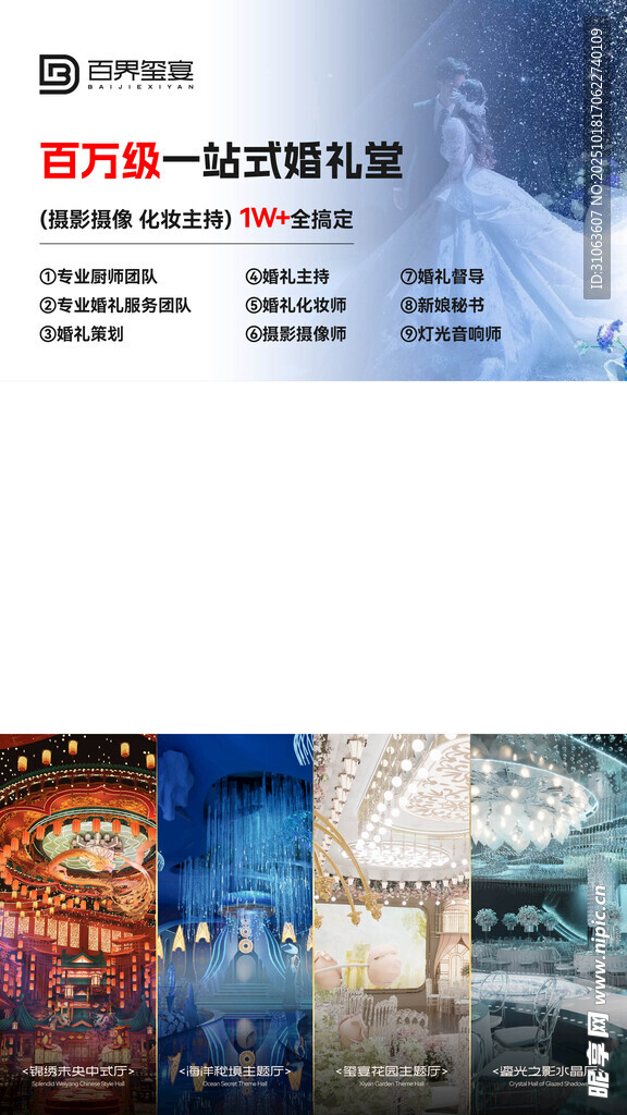 婚礼布场视频框