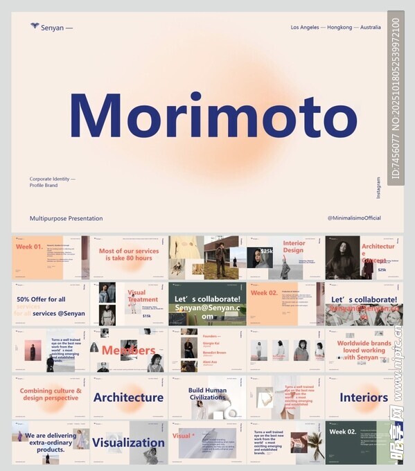 Morimoto网页设计PPT