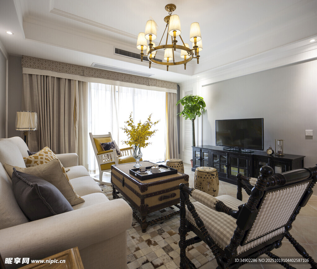 现代简约风客厅优雅场景