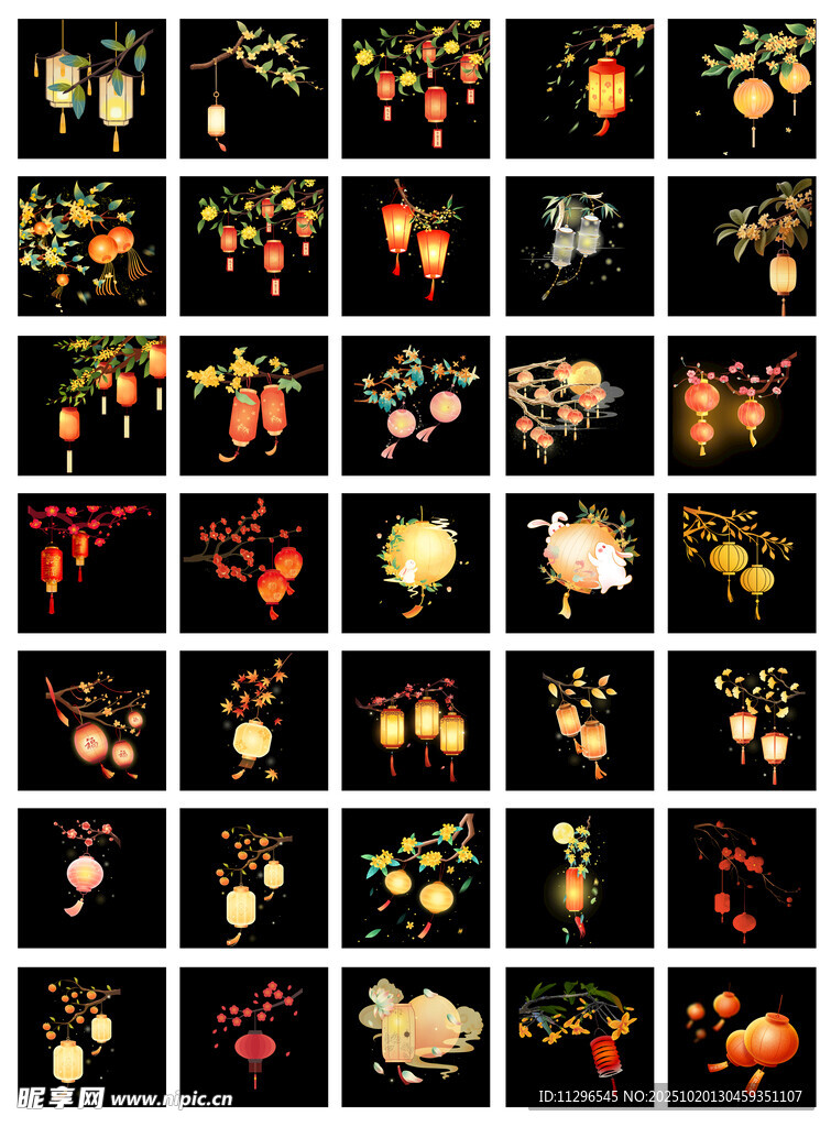 好看的灯笼素材合集
