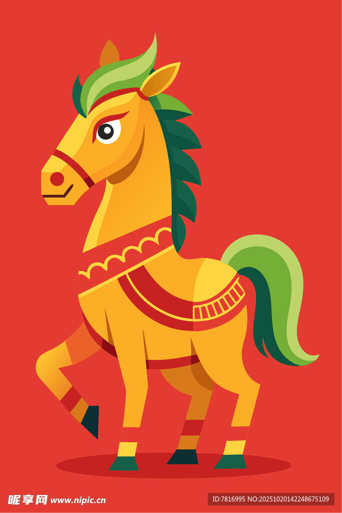 卡通小马形象