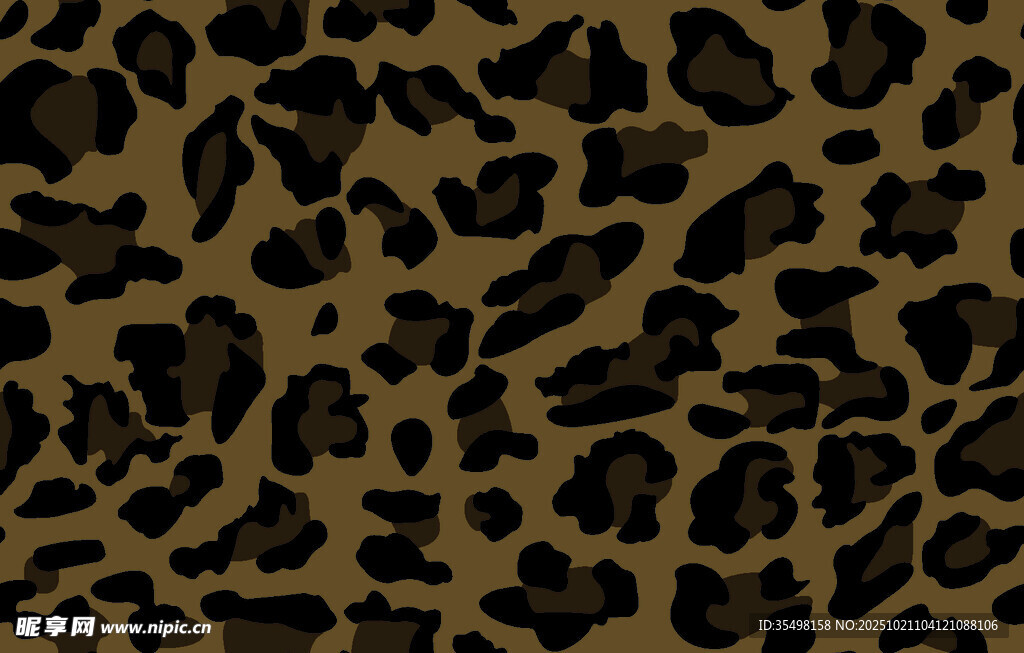 豹纹图案背景纹理