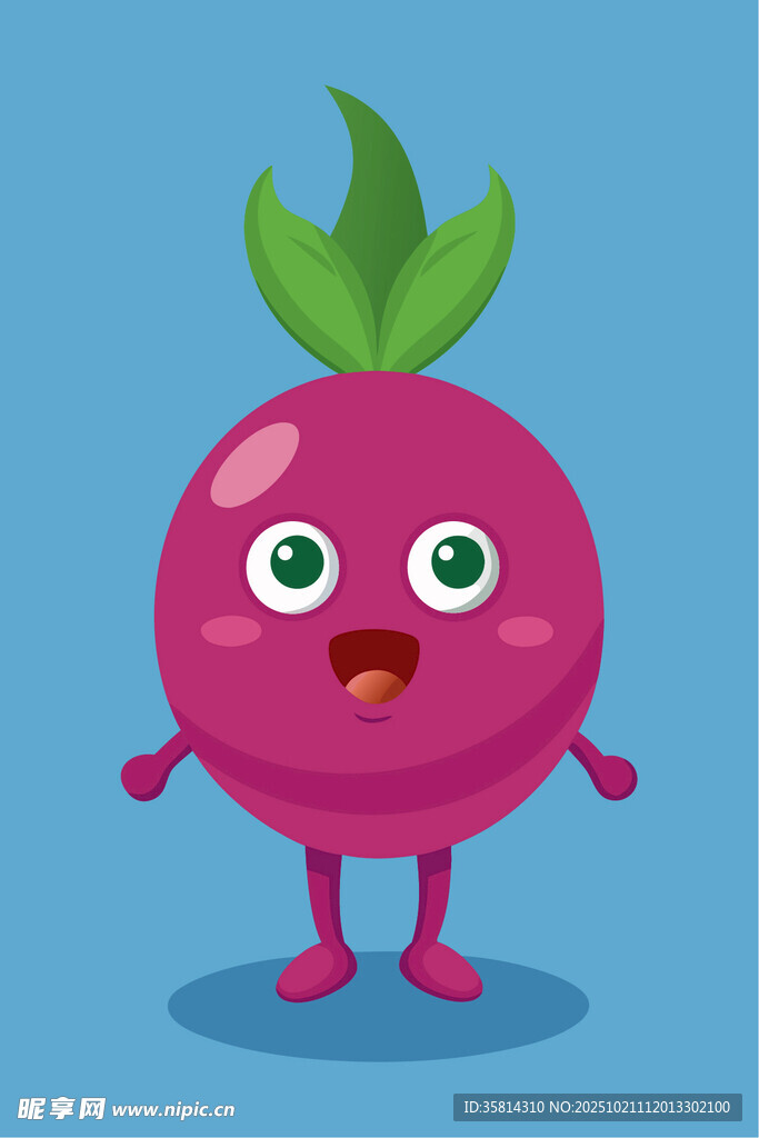 可爱卡通萝卜形象