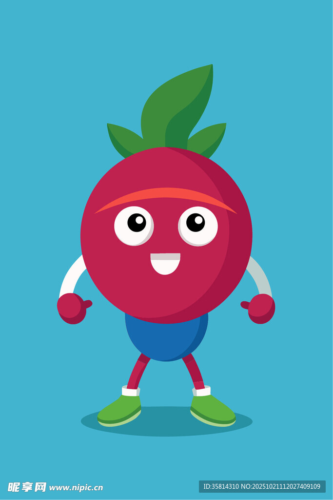 可爱萝卜卡通形象