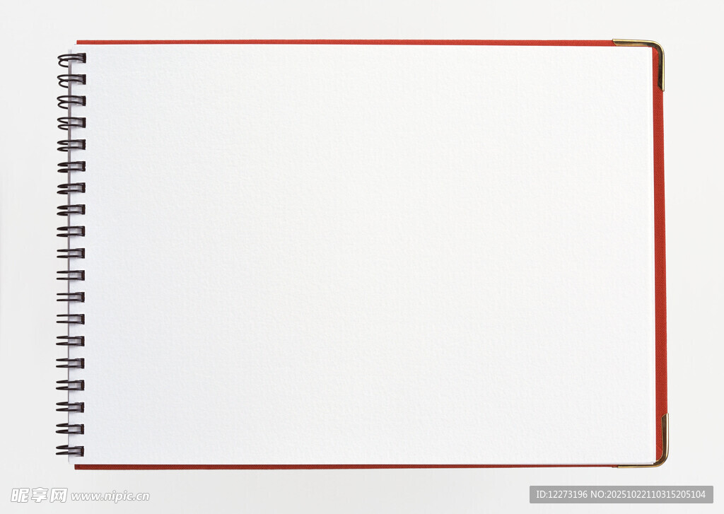 空白螺旋装订笔记本