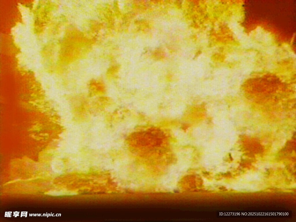 熊熊烈火燃烧的壮观景象