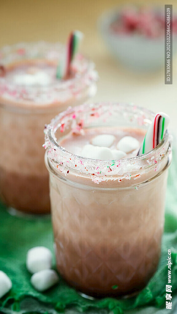 薄荷巧克力奶昔清凉美味