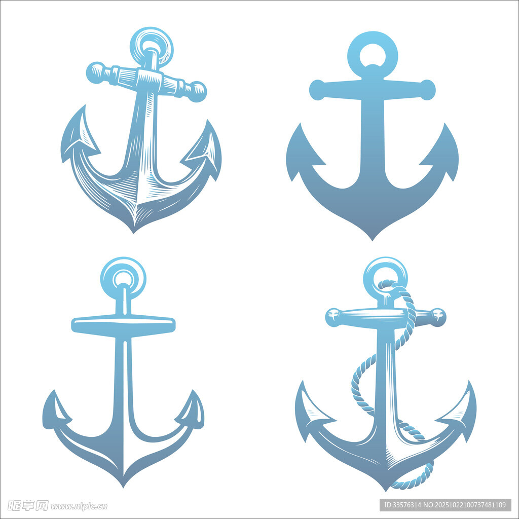 船锚图案