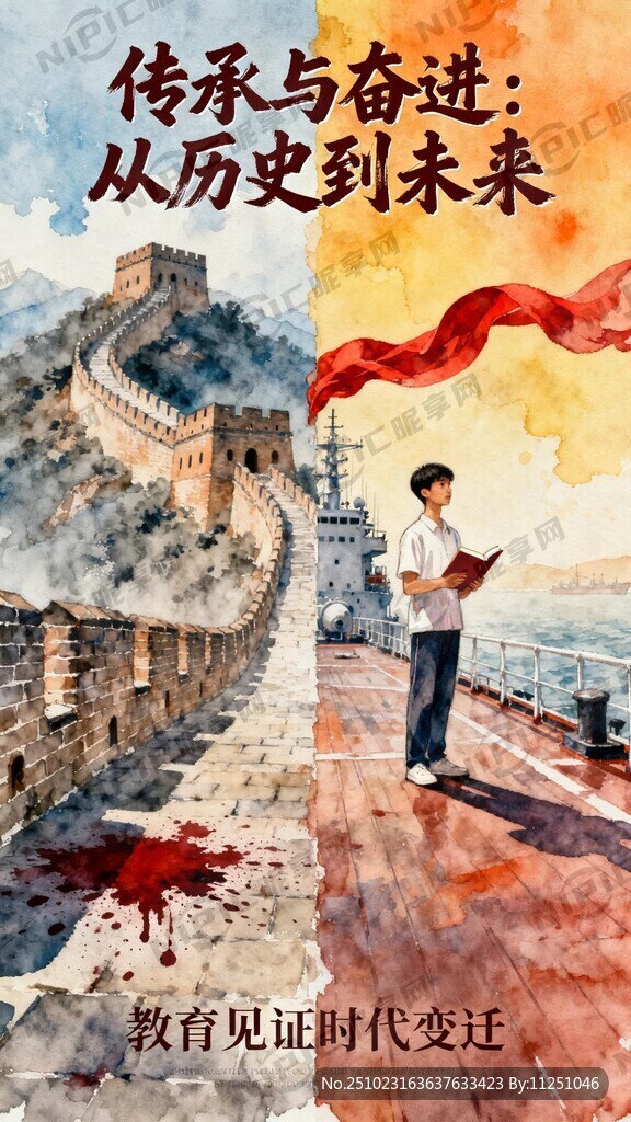 生成一张平面设计图