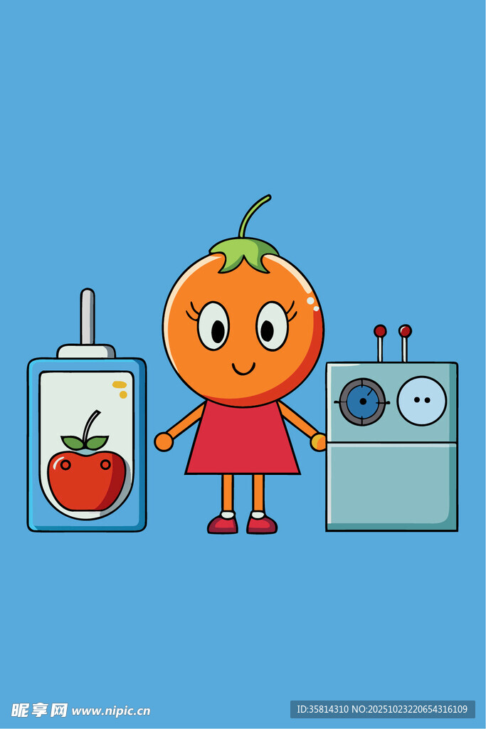 番茄女孩与科技小物