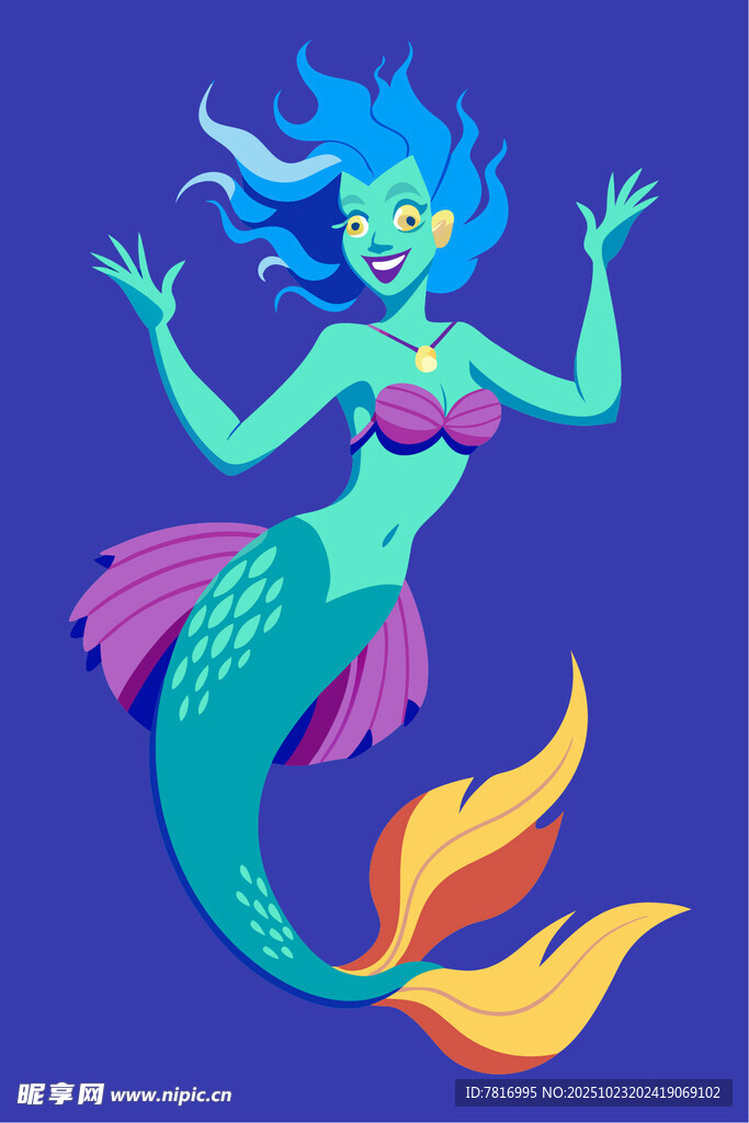 舞动的奇幻美人鱼