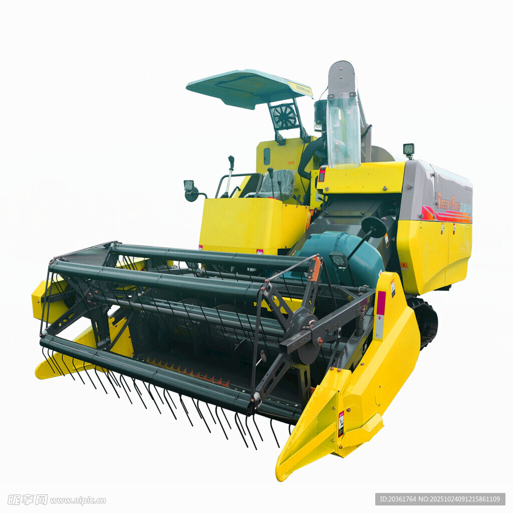 黄色高效农业青贮收获机