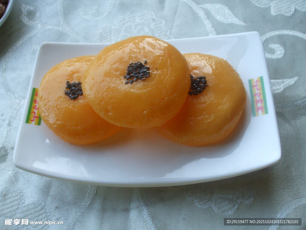 盘中美味南瓜饼