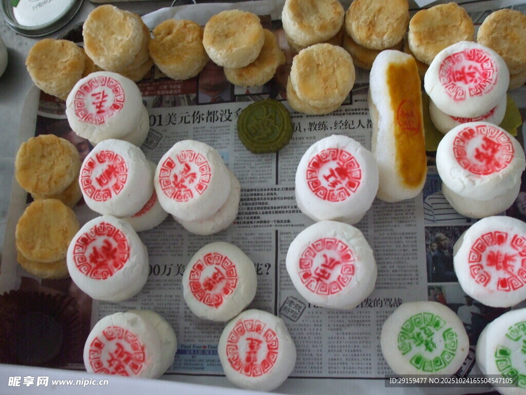 传统中式糕点展示