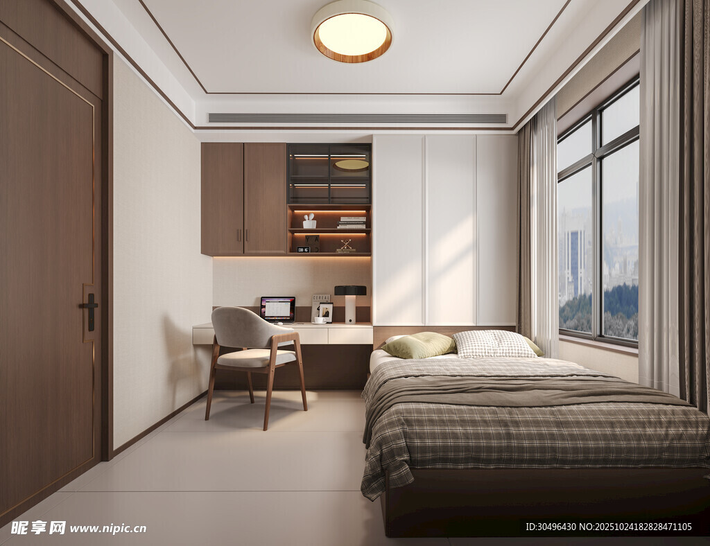 简约现代风卧室室内设计