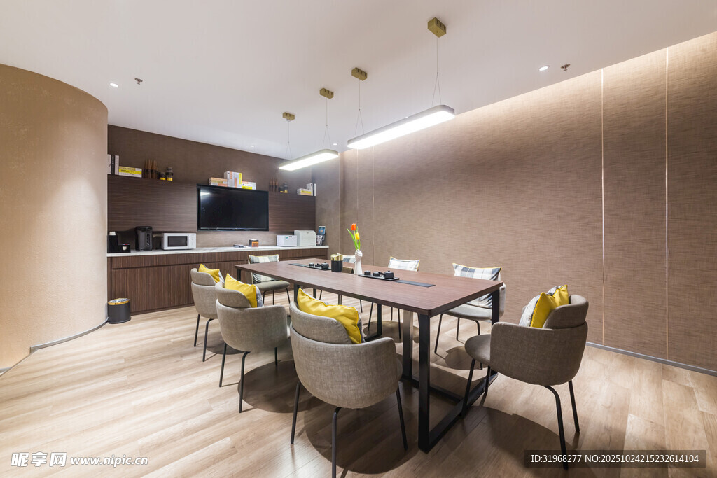 现代简约风餐厅室内场景